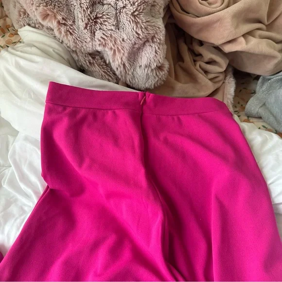 Lulus Only Tonight Hot Pink Two-Piece Wide-Leg Jumpsuit Size Medium - Picture 10 of 12